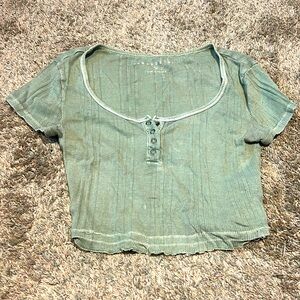 Aeropostale Quarter Cropped Tee